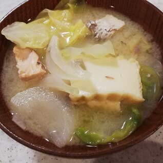 サバ缶味噌汁